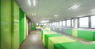 Vues intérieures du projet.