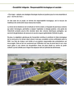 Communiqué de presse sur le projet éco-loger. 